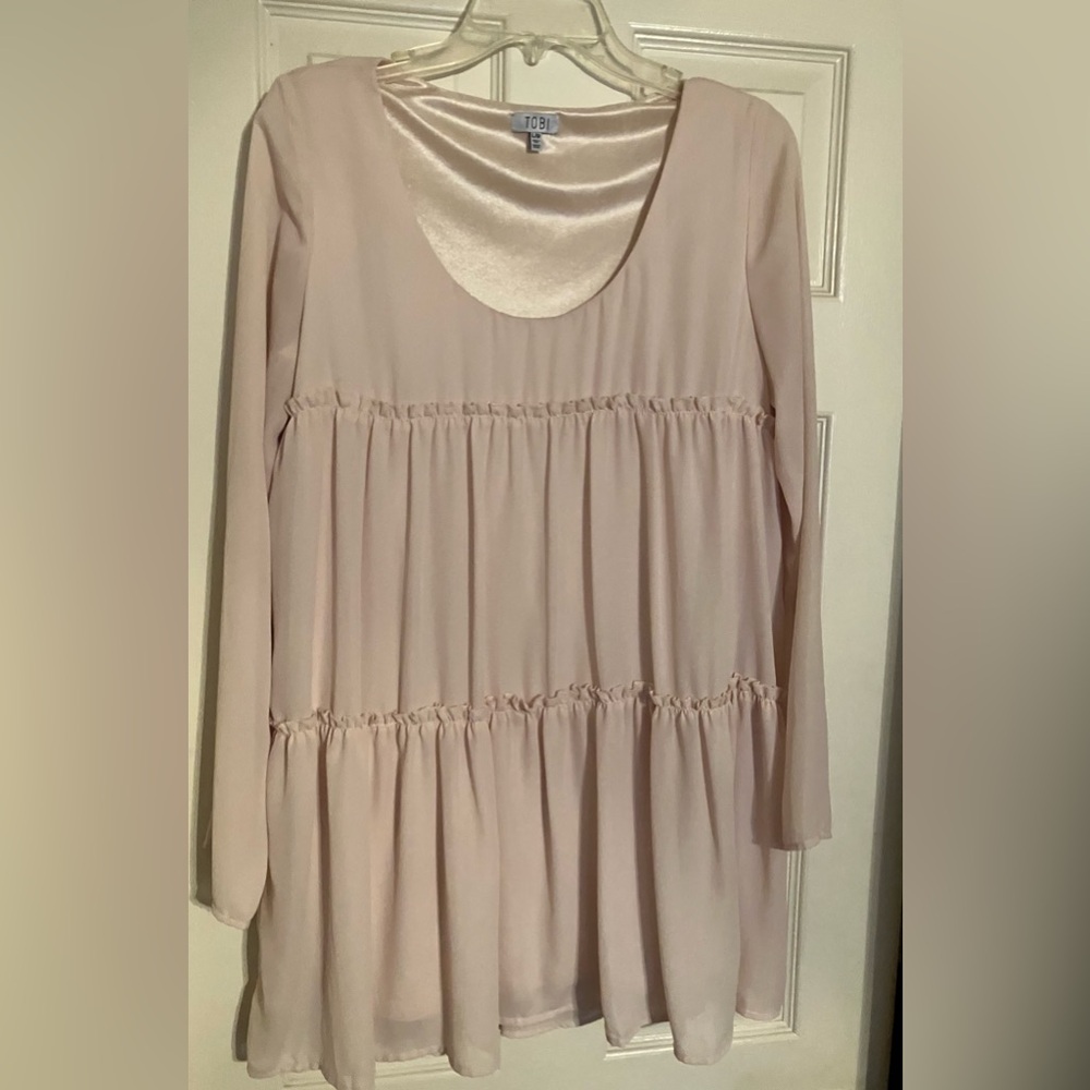 Tobi babydoll long sleeve top